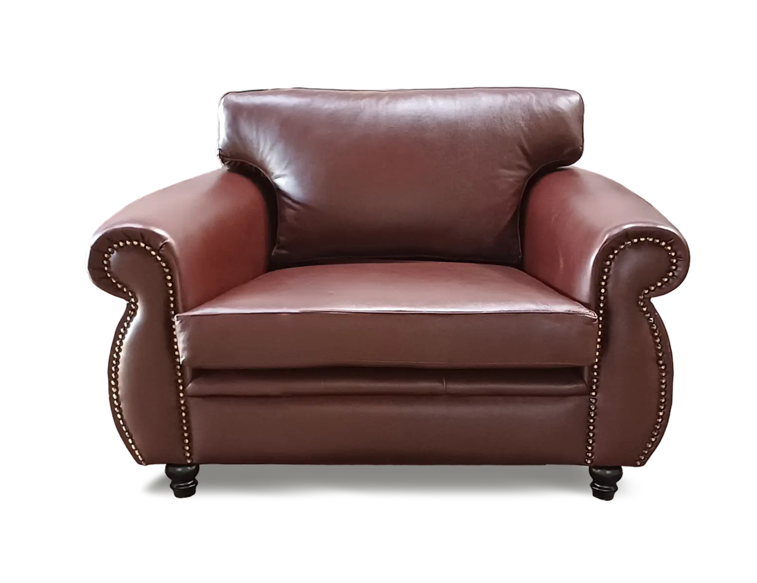 marvel 1 seater leather lounge suite